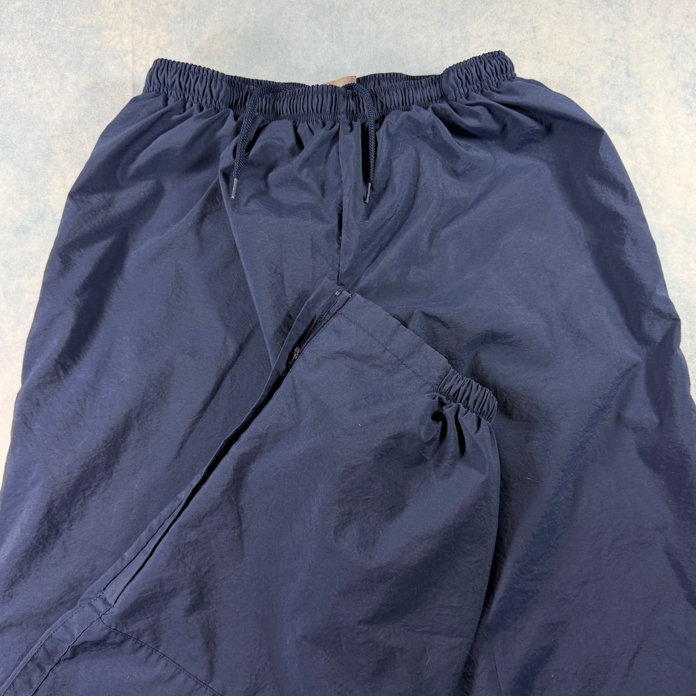 Nike Vintage Track Pants Mens L Navy Blue Excellent Embroidered Swoosh S20510TMS